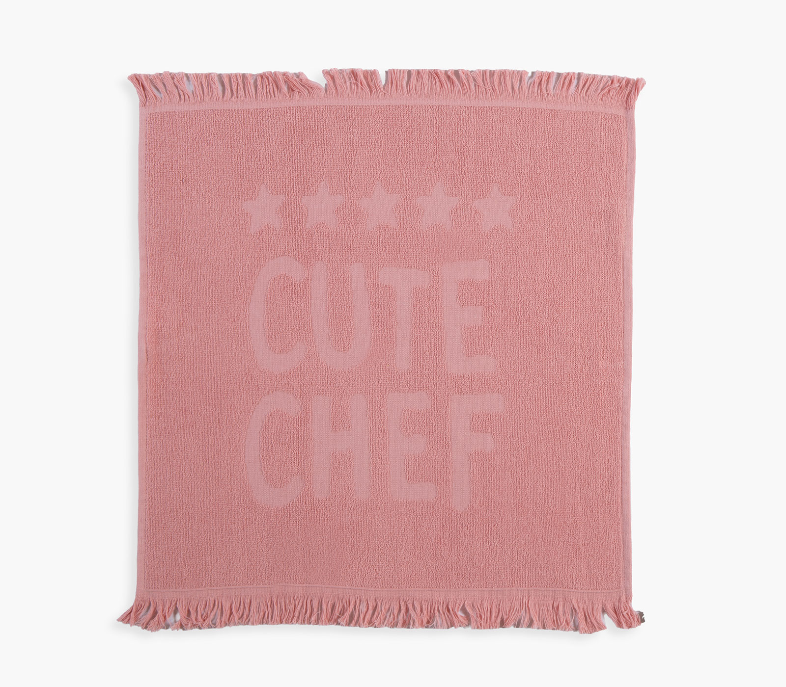 Ποτηρόπανο Nef-Nef Homeware Cute Chef 50x50 Pink