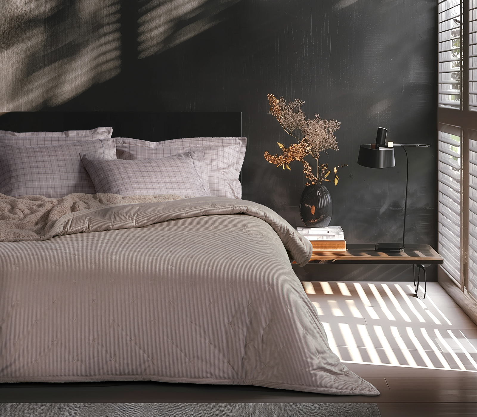 Κουβερλί Υπέρδιπλο Nef-Nef Homeware New Kotler 230X240 Beige