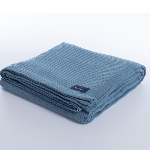 Πικέ Κουβέρτα Υπέρδιπλη Nef-Nef Homeware Nautica -Nau Navy 230x240 Blue