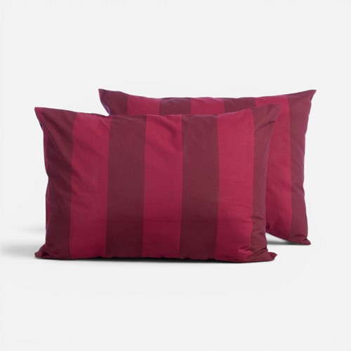 Μαξιλαροθήκη Nef-Nef Homeware Casual Vertia 52x72 Bordo