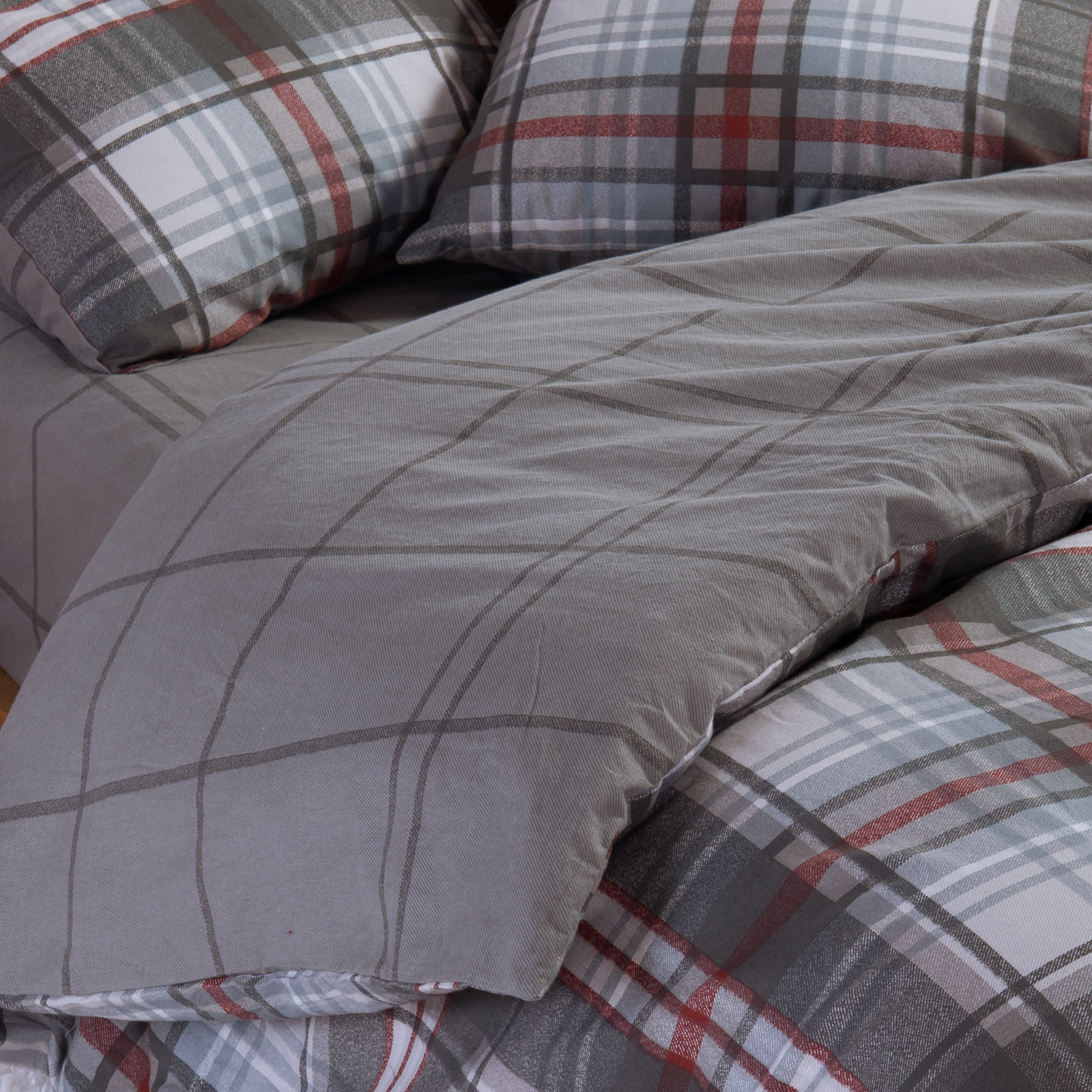 Φανελένια Σεντόνια Μονά Nef-Nef Homeware (Σετ) Resten 160x260 Grey