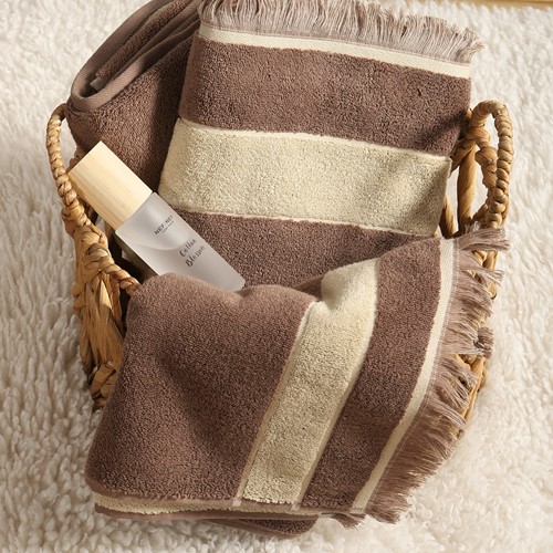 Πετσέτα Προσώπου Nef-Nef Homeware Sentimen 50x90 Brown