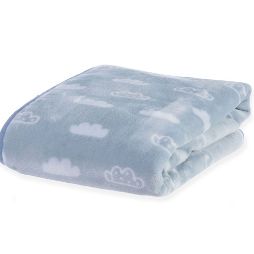 Bρεφική Κουβέρτα Αγκαλιάς Nef-Nef Clouds 75X110 Blue