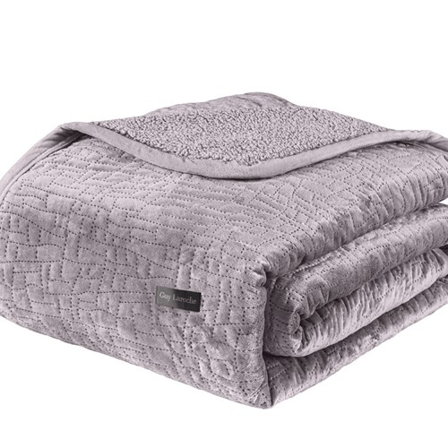 Κουβέρτα Μονή Guy Laroche (Σετ) Bolzano 160X220 Melanze