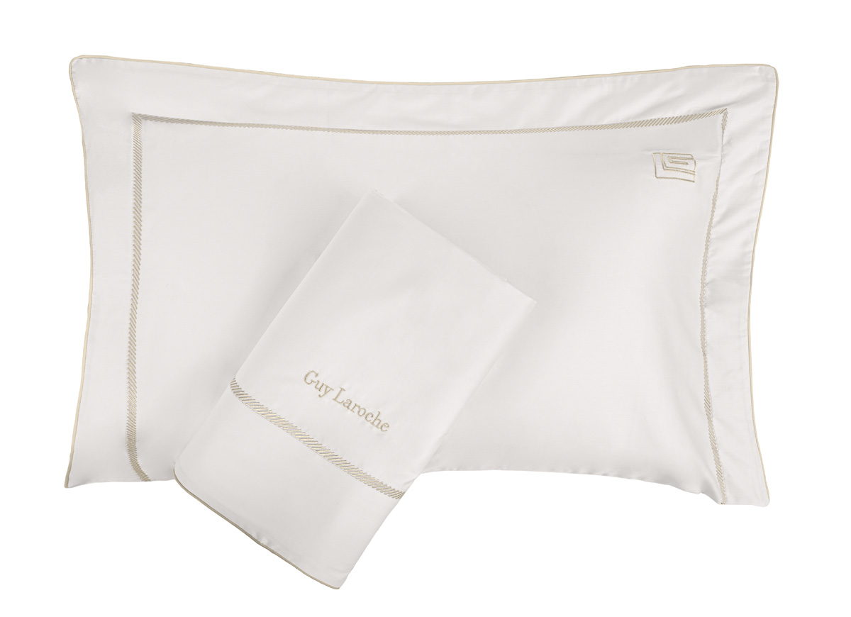 Σεντόνια King Size Guy Laroche (Σετ) Elite Ivory/Beige 270X280 