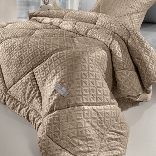 Κουβερτοπάπλωμα Ημίδιπλο Guy Laroche Profile Camel 180x240