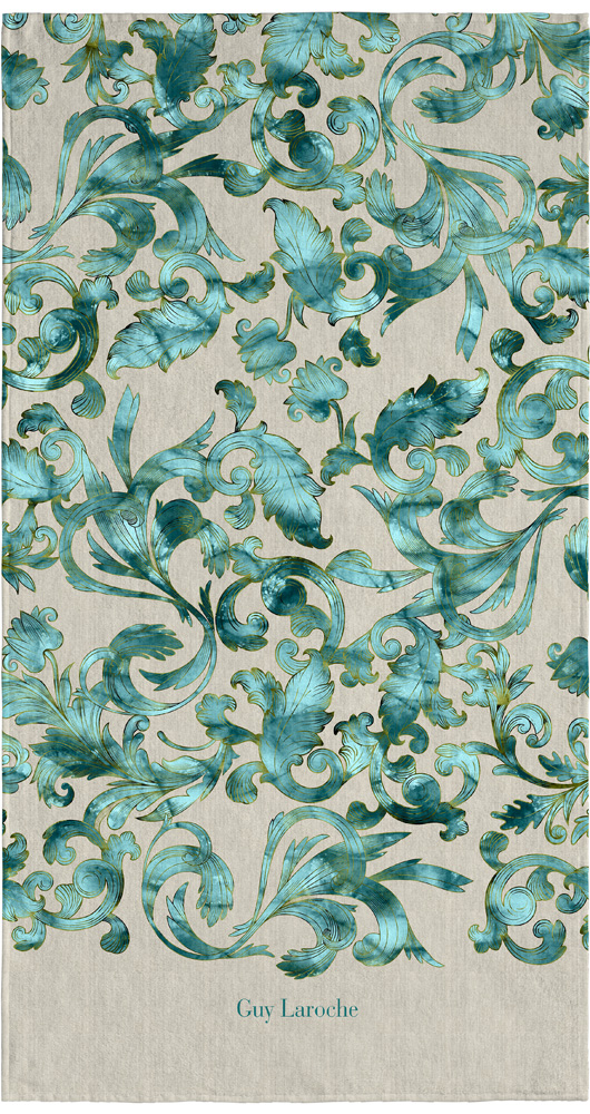 Πετσέτα Θαλάσσης Guy Laroche Velour Printed 2406 04 100x175