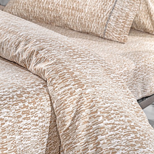 Σεντόνια Φανελένια Υπέρδιπλα Guy Laroche (Σετ) Beaver με λάστιχο Almond 165X200+35