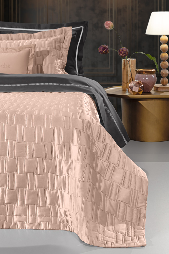 Κουβερλί Υπέρδιπλο Guy Laroche (Σετ) Brick 240x250 Old Pink