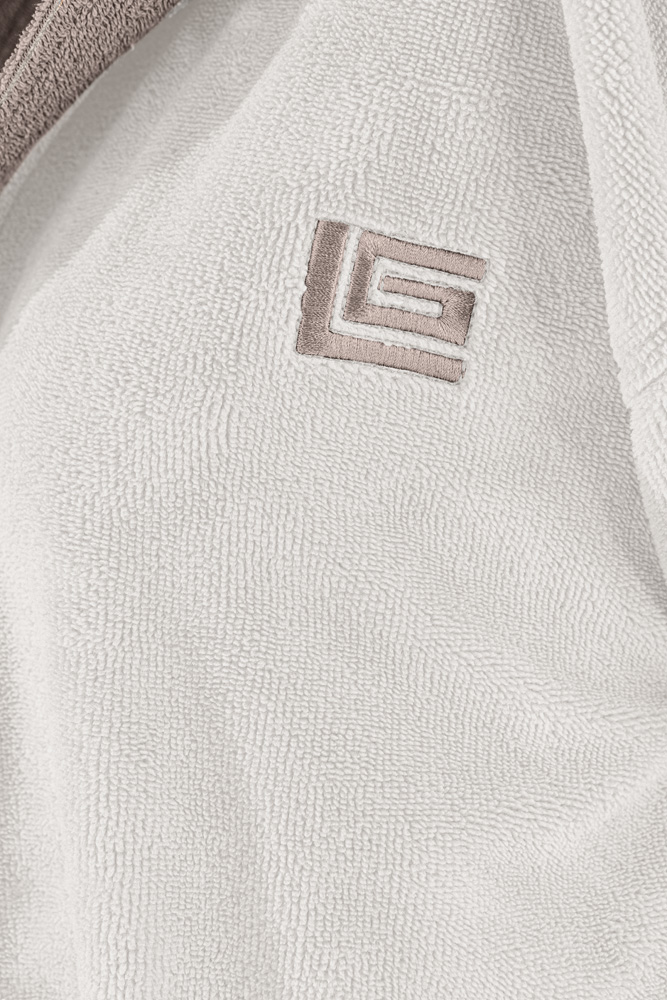 Μπουρνούζι Guy Laroche Monogram Perla X.Large