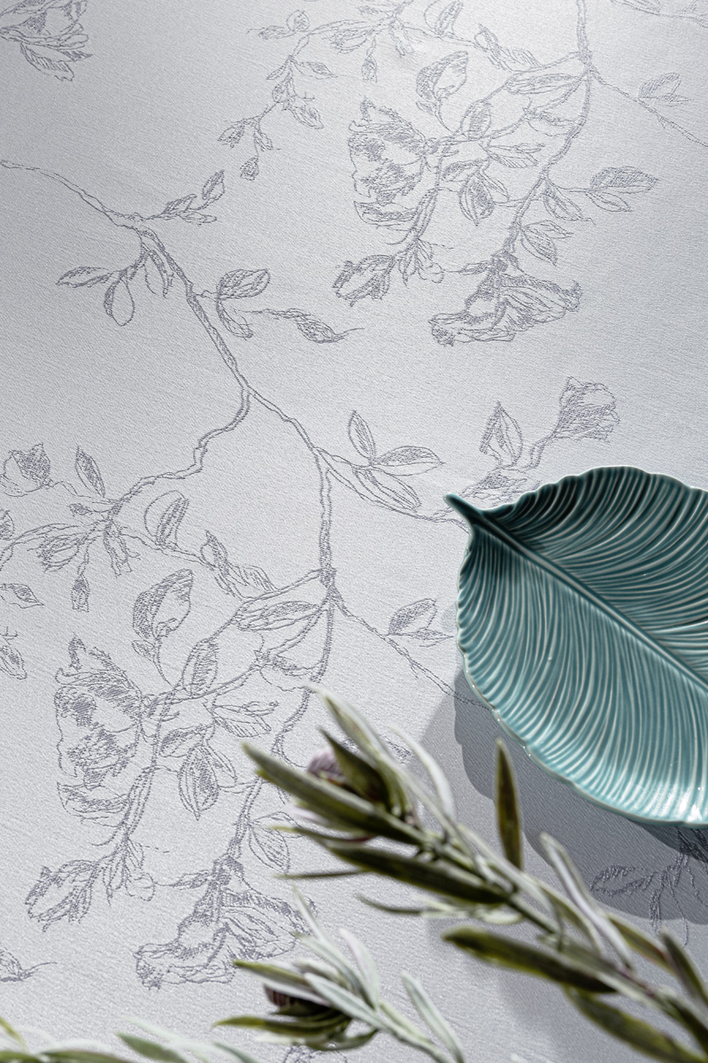 Τραπεζομάντηλο Guy Laroche Country 160x320 Silver 