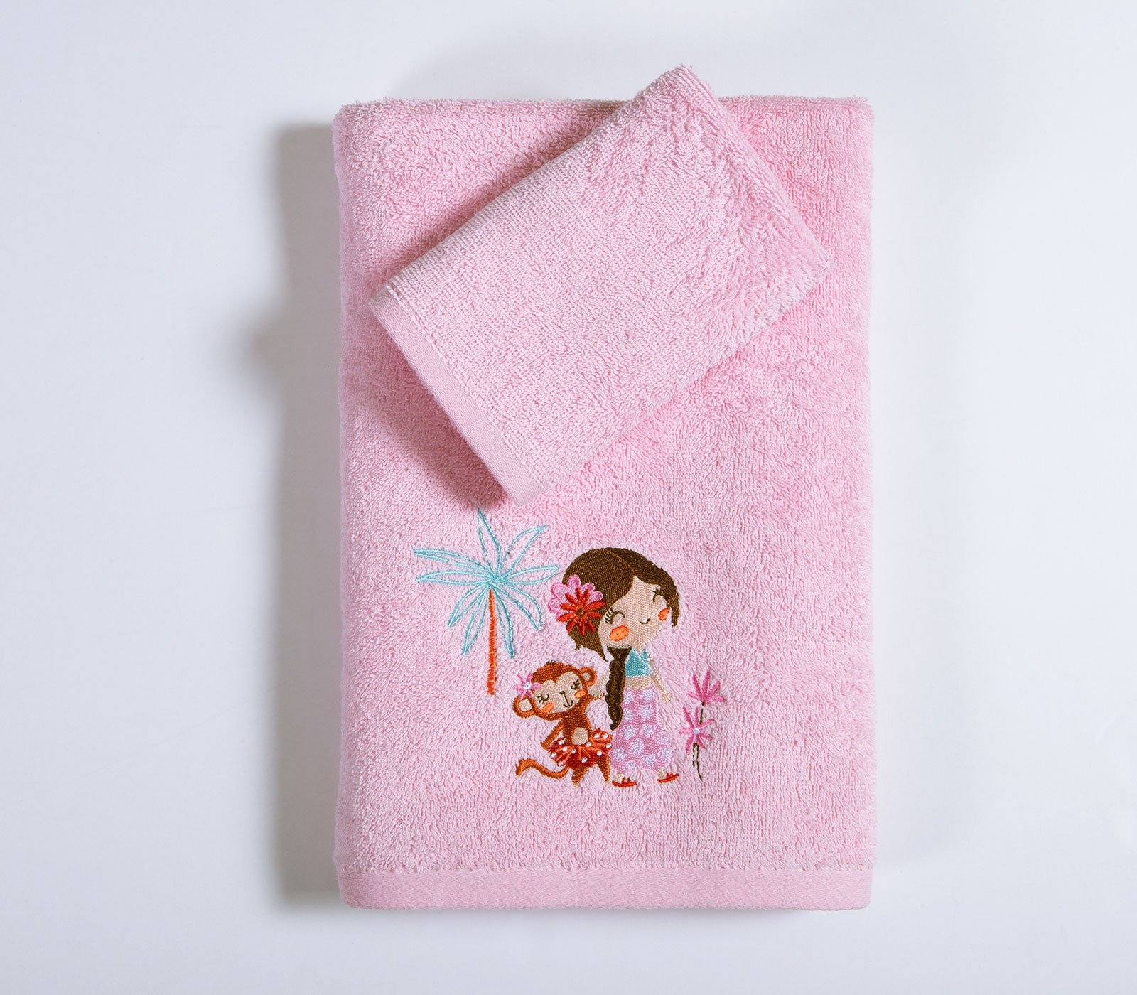 Παιδικές Πετσέτες Nef-Nef Homeware (2ΤΜΧ) Welcome To India Pink