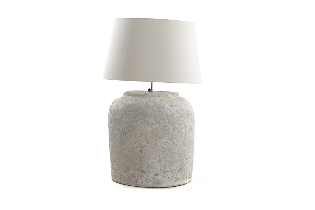 Κεραμικό Επιτραπέζιο Φωτιστικό Zimp White Classic (40x40x45) Soulworks