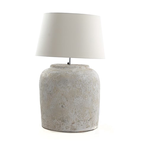 Κεραμικό Επιτραπέζιο Φωτιστικό Zimp White Classic (40x40x45) Soulworks