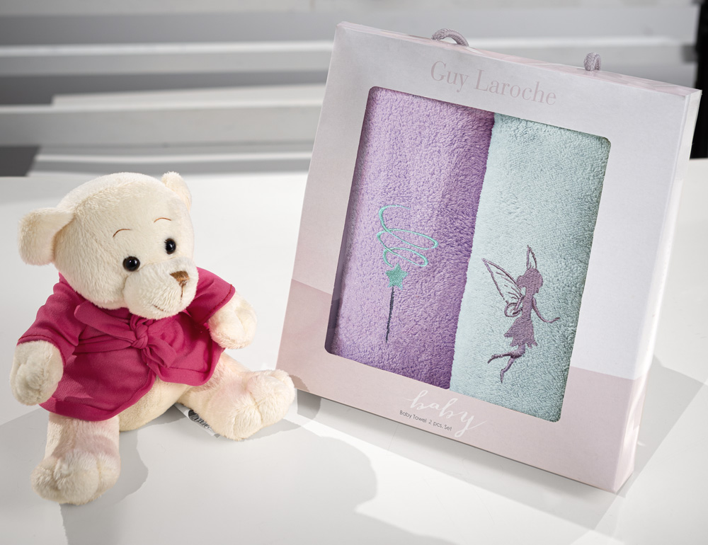 Βρεφικές Πετσέτες Guy Laroche (Σετ) Baby Towels Girl 4 (35X50)