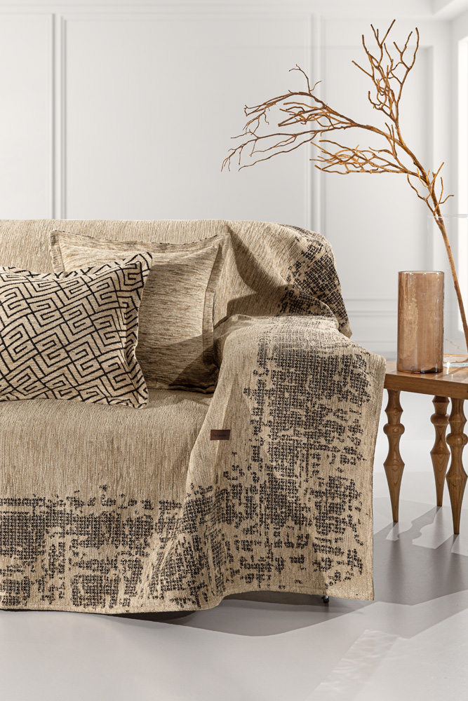 Ριχτάρι Πολυθρόνας Guy Laroche Perth Golden 180X150
