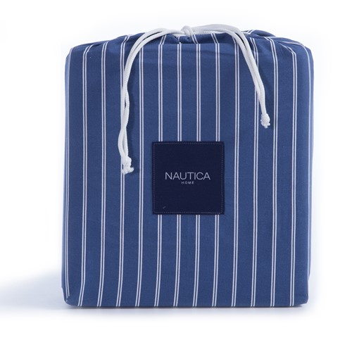 Σεντόνια Υπέρδιπλα Nef-Nef Homeware Nau Coast 240X270 True Navy