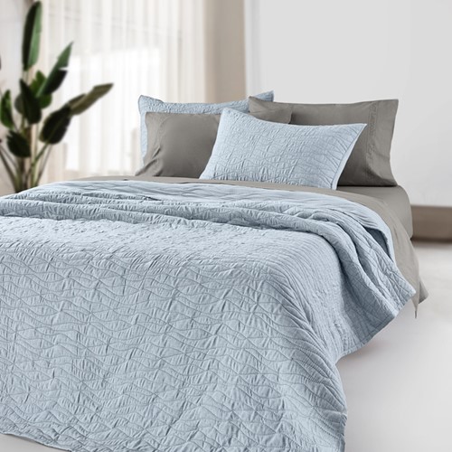 Κουβερλι Υπέρδιπλο Guy Laroche (Σετ 2 τμχ) Shadow Blue 220X240