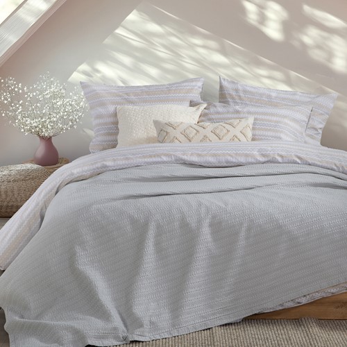 Πικέ Κουβέρτα Μονή Nef-Nef Homeware Cool 160x240 L.Grey
