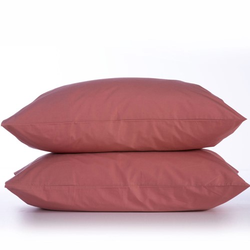 Ζεύγος Μαξιλαροθήκες Nef-Nef Homeware Basic 52Χ72 Teracotta