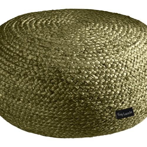 Πούφ Guy Laroche Ottoman Olive 65X65X30 Large