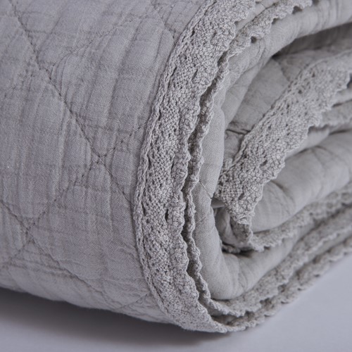 Κουβερλί Υπέρδιπλο Nef-Nef Homeware Brunno 230x240 Silver