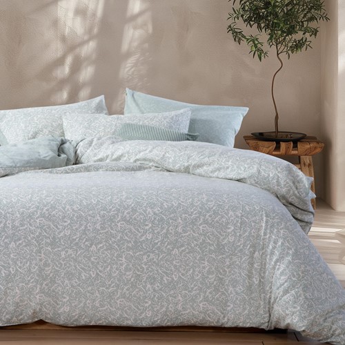 Σεντόνια Φανελένια Μονά Nef-Nef Homeware Sorial 160x260 Mint