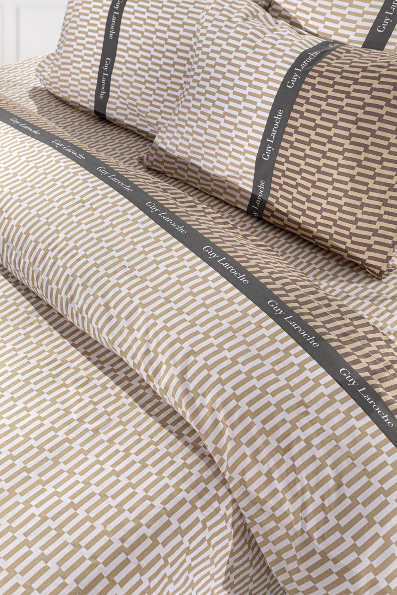 Σεντόνια Ημίδιπλα Guy Laroche (Σετ) Status Beige 180X265 