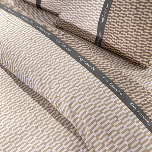 Σεντόνια Ημίδιπλα Guy Laroche (Σετ) Status Beige 180X265