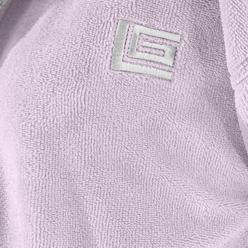 Μπουρνούζι Guy Laroche Monogram Lilac Medium