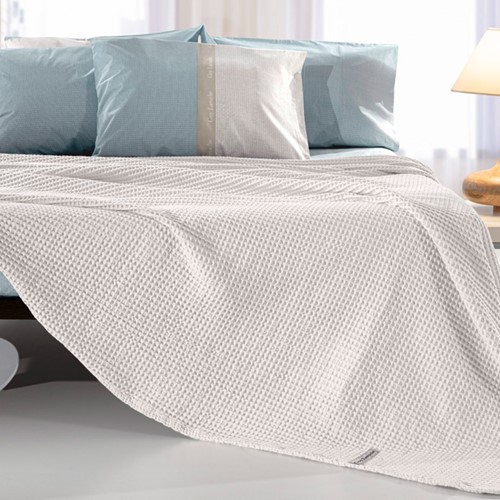 Κουβέρτα Πικέ Ημίδιπλη Guy Laroche Eternity Perla 160X240