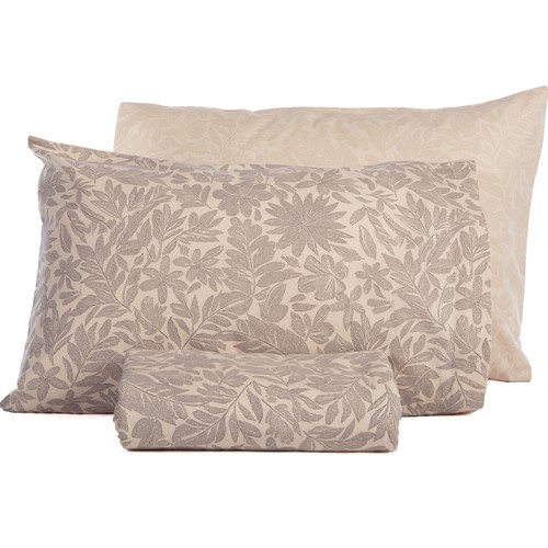 Παπλωματοθήκη Φανελένια Μονή Nef-Nef Homeware (Σετ) Issual 160x230 Grey