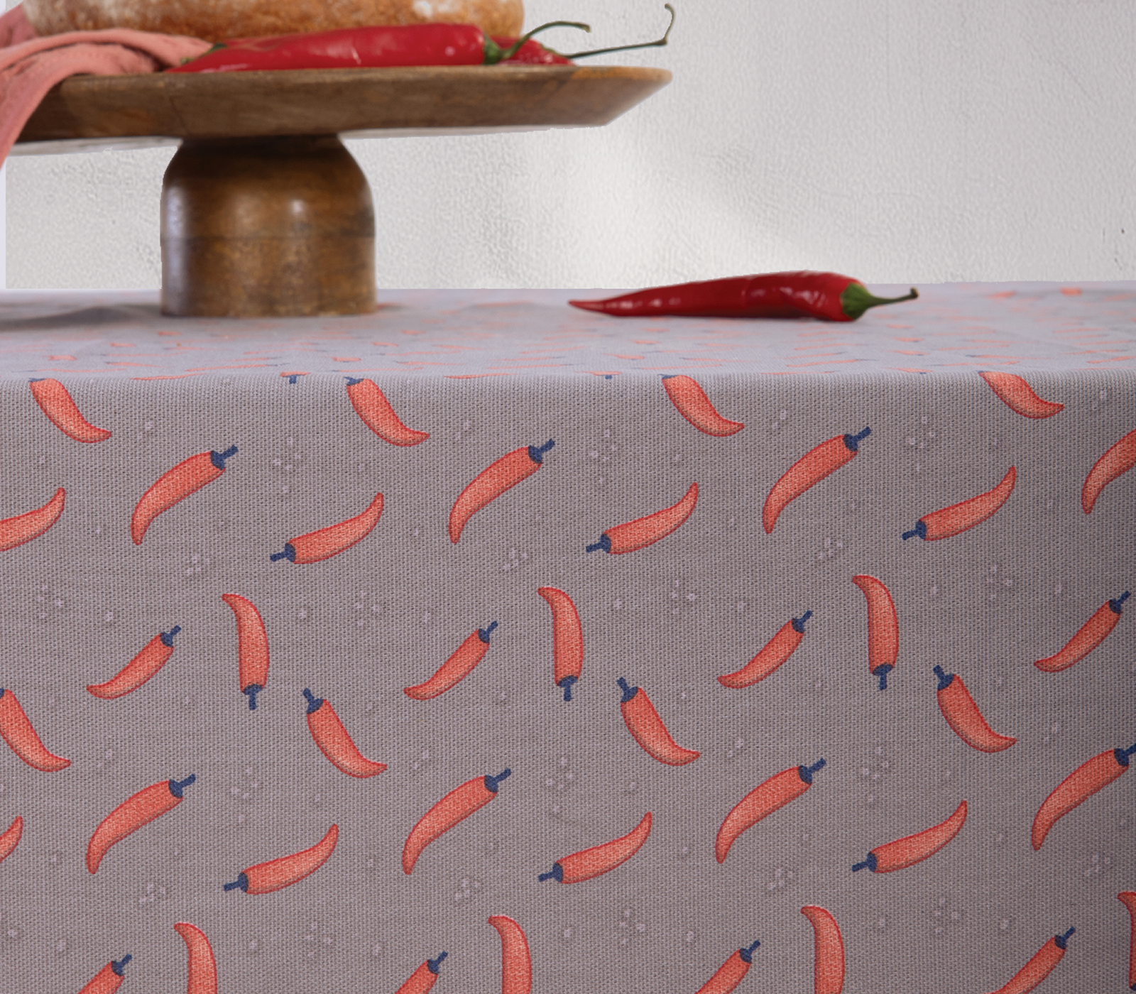 Τραπεζομάντηλο Nef-Nef Homeware Peppers 140X240 Grey