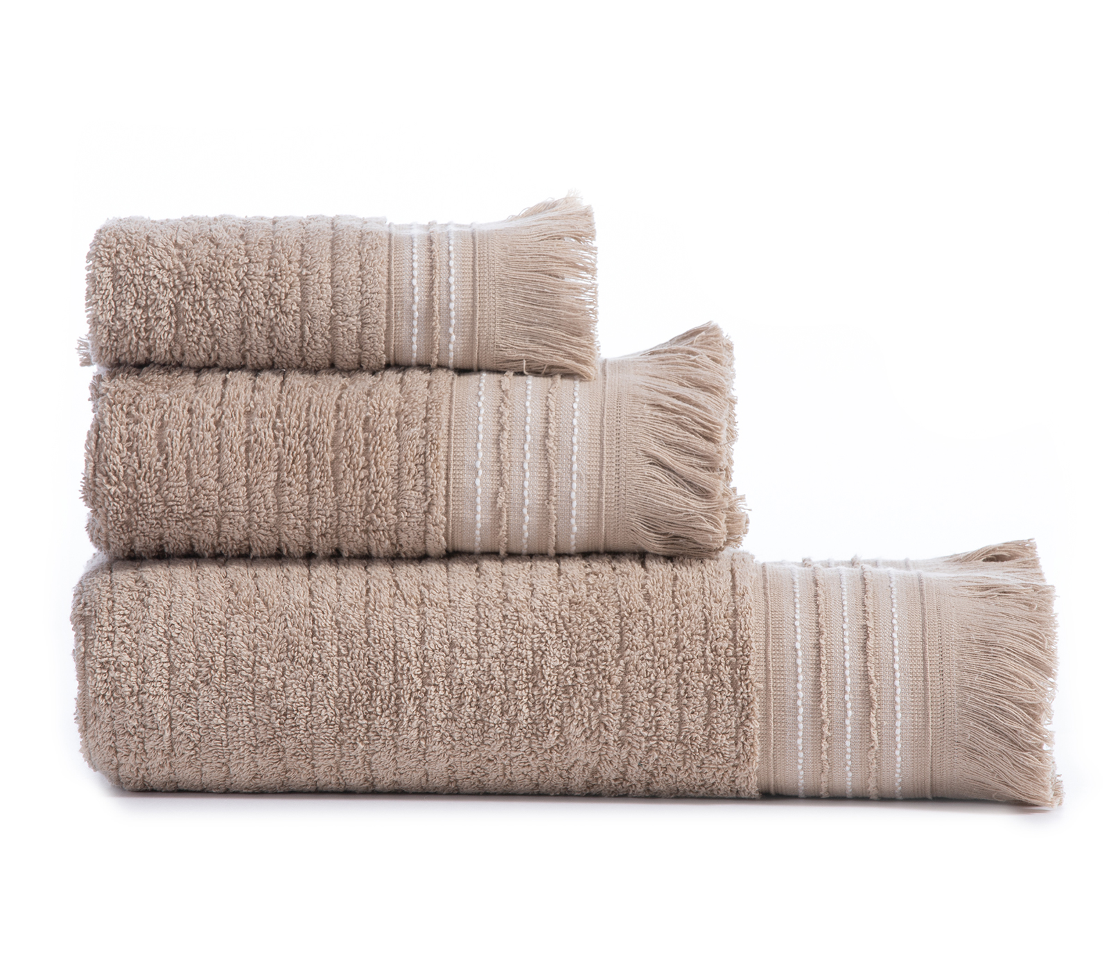 Σετ Πετσέτες  Nef-Nef Homeware Satti 3τμχ Beige