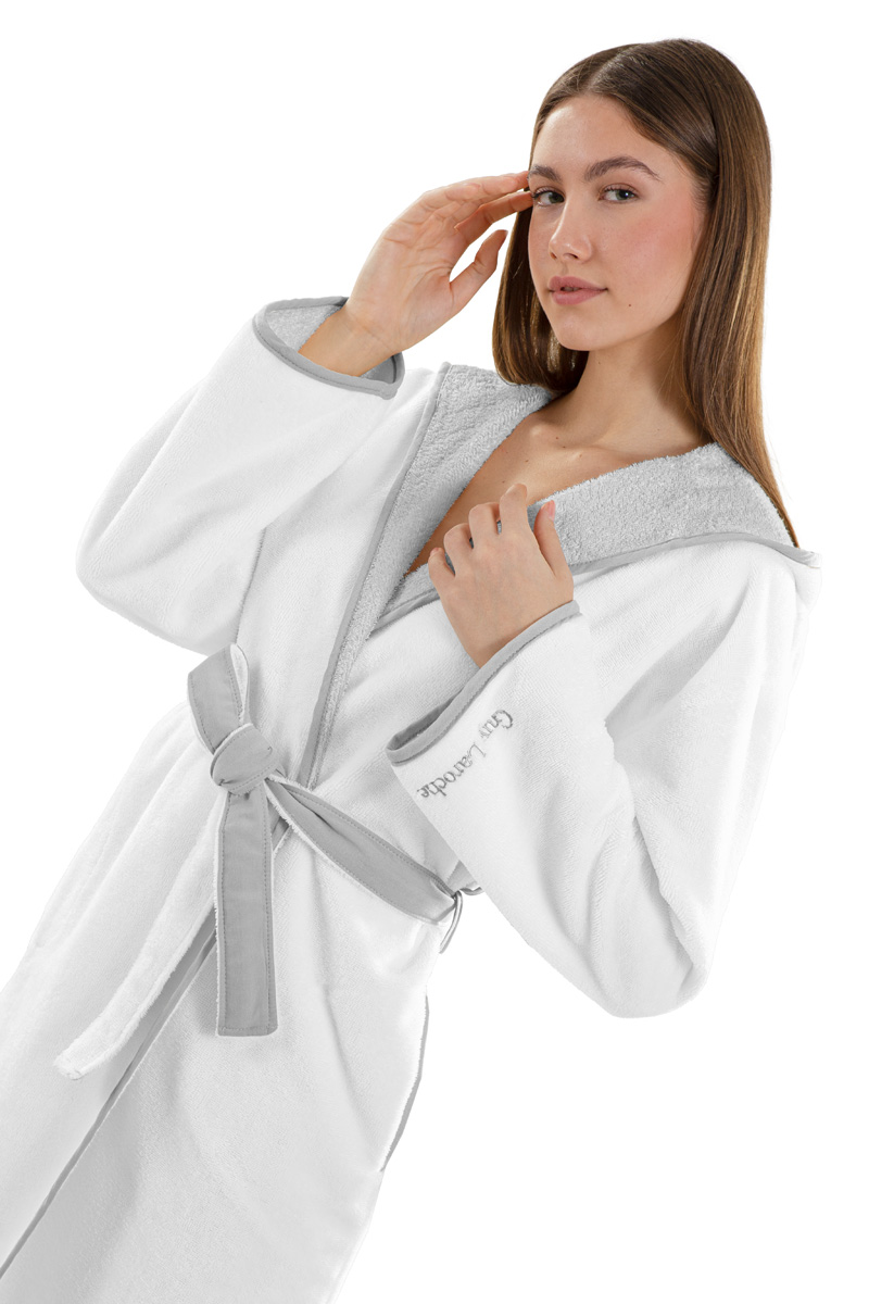 Μπουρνούζι Guy Laroche New Comfy Ice Small (Με κουκούλα)