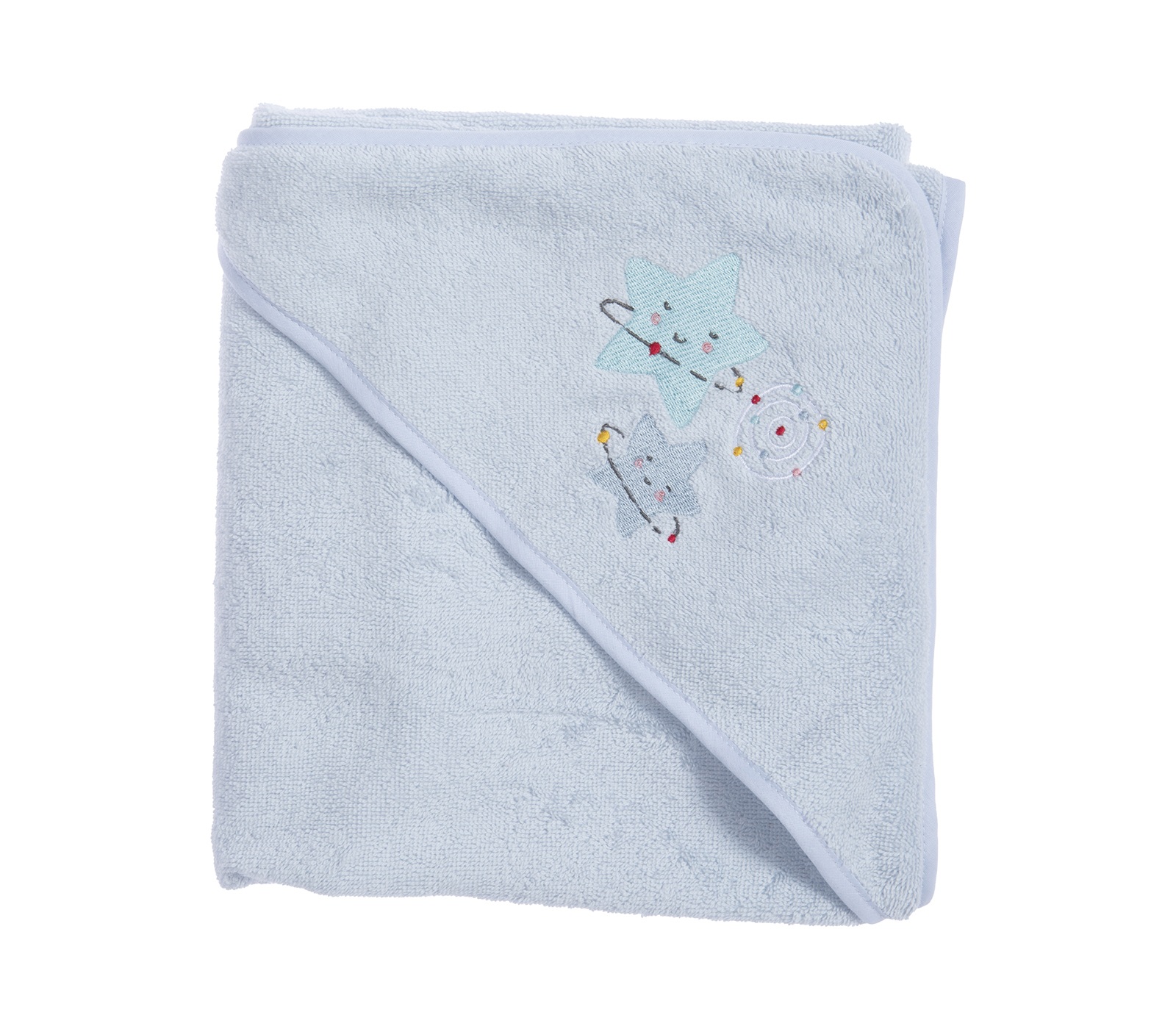 Bρεφική Κάπα Nef-Nef Homeware Explore The Universe 75x75 L.Blue