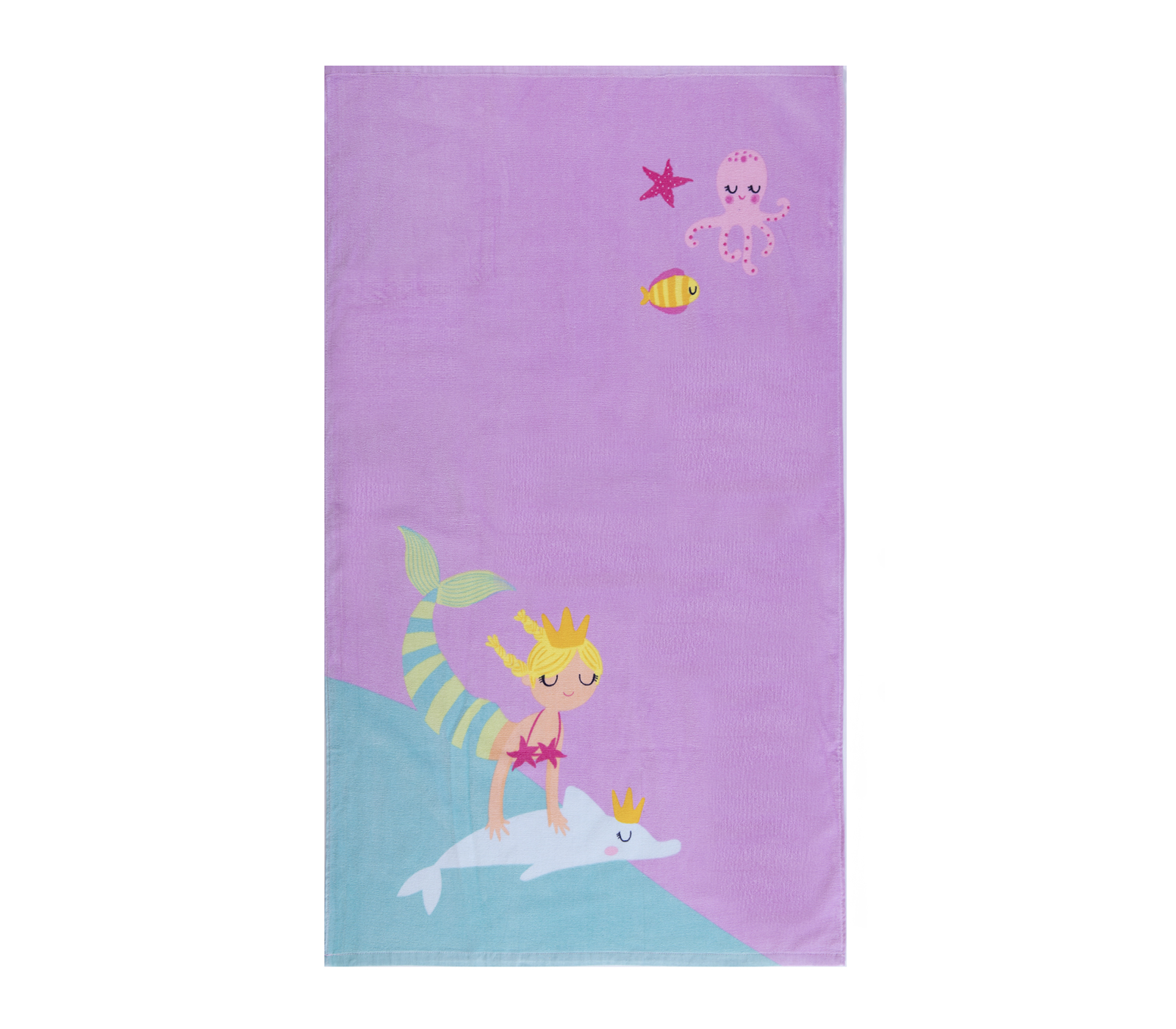 Παιδική Πετσέτα Θαλάσσης Nef-Nef  Mermaid Having Fun 70X120 Lilac