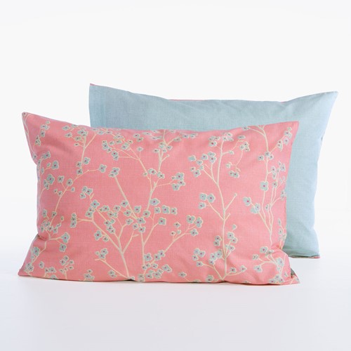 Μαξιλαροθήκη Nef-Nef Homeware Floriva 52Χ72 Coral