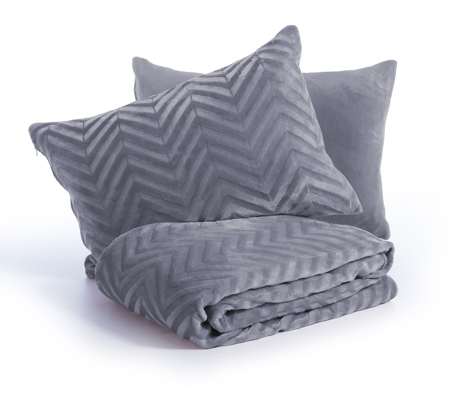 Παπλωματοθήκη Μονή Nef-Nef Homeware (Σετ) Carmen 160X220 Grey