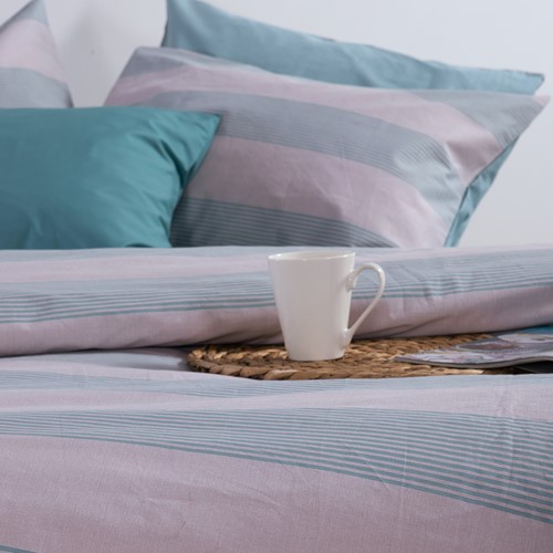 Μαξιλαροθήκη Nef-Nef Homeware Casual Stripe 52x72 Petrol