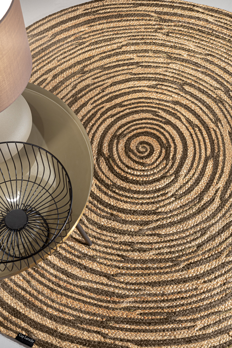 Χαλί Σαλονιού Guy Laroche Floral Choco 150 Round