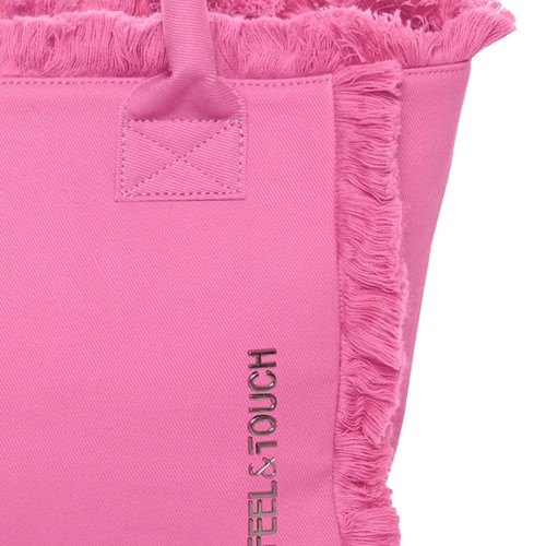 Τσάντα Χειρός Θαλάσσης Feel & Touch Caribbean Pink 26x24x16cm