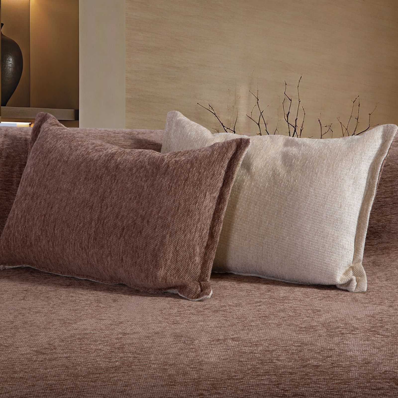 Μαξιλάρι Διακοσμητικό Διπλής Όψεως Nef-Nef Homeware Tanger 26 40x55 BROWN/ECRU