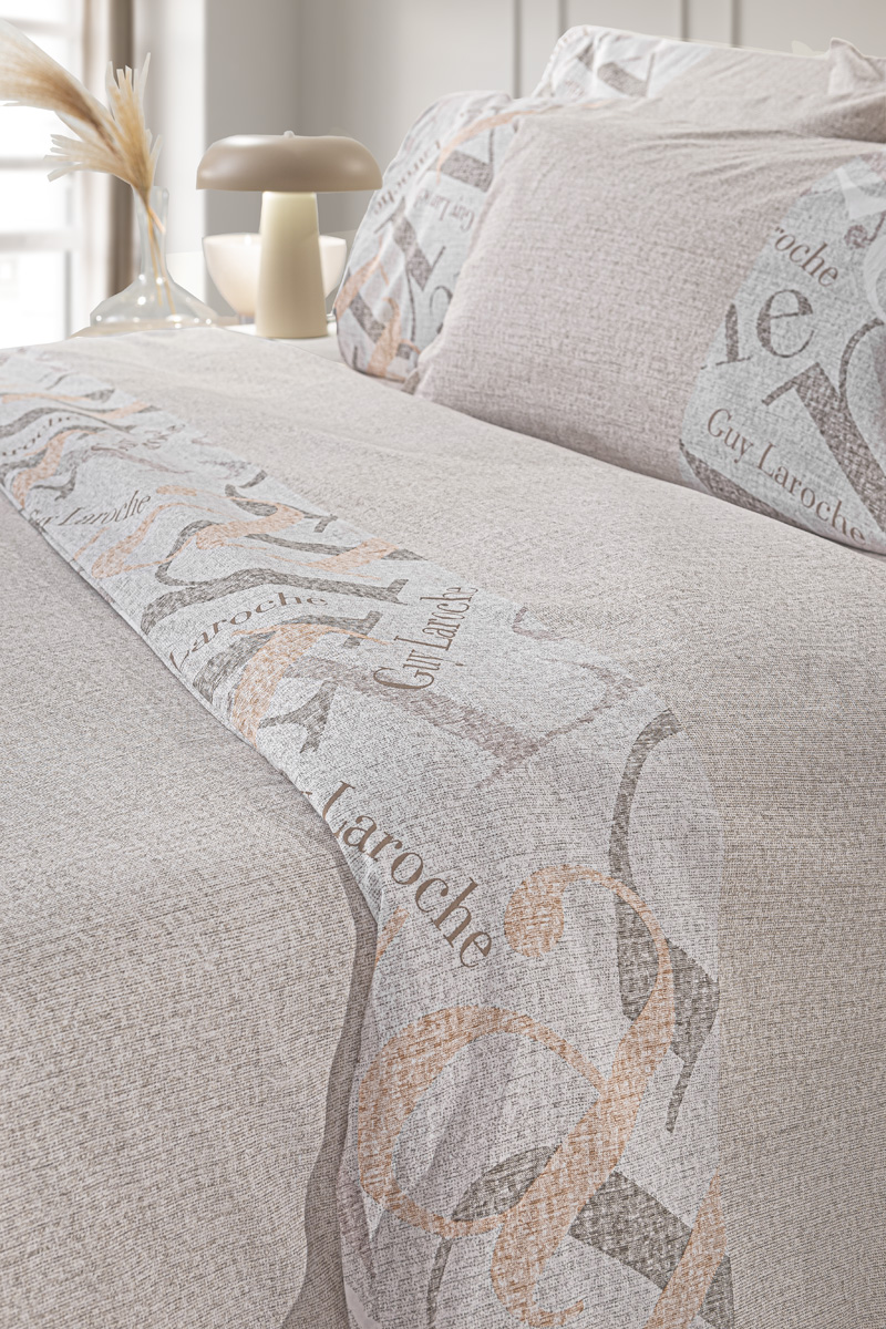 Σεντόνια King Size Guy Laroche (Σετ) Passport Beige 270X265