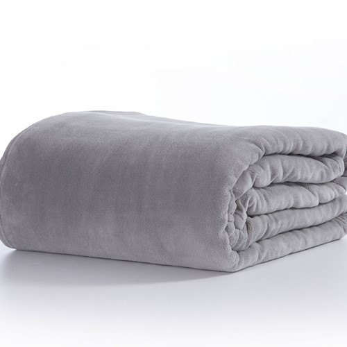 Κουβέρτα Fleece Nef-Nef Yπέρδιπλη 220Χ240 Cosy L.Grey