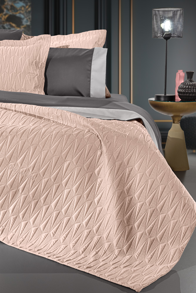 Kουβερλί Υπέρδιπλο Guy Laroche (Σετ) Ruby 240x250 Old Pink