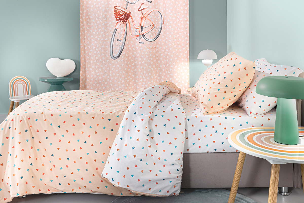 Παιδικά Σεντόνια Guy Laroche (Σετ) Amore Salmon 165x250