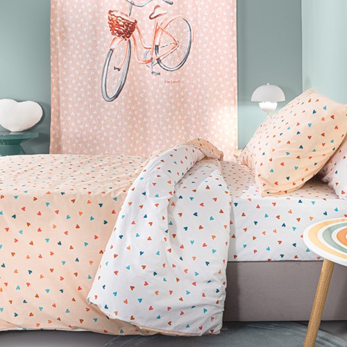 Παιδικά Σεντόνια Guy Laroche (Σετ) Amore Salmon 165x250