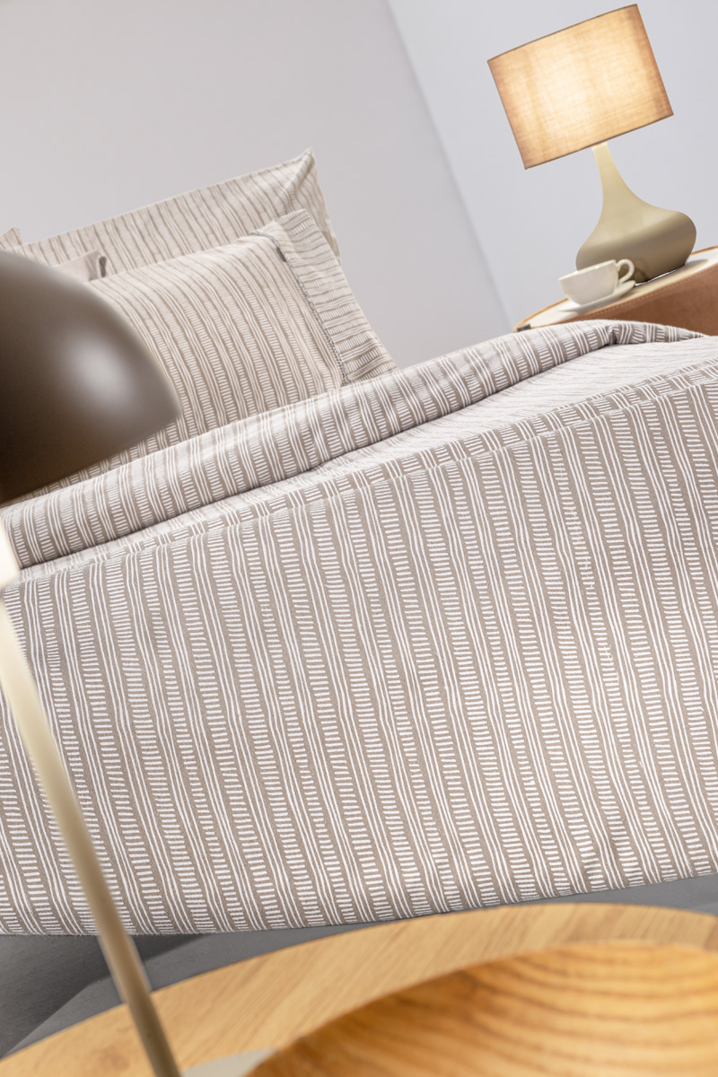 Σεντόνια Φανελενια Υπέρδιπλα Guy Laroche (Σετ)  με λάστιχο Alpina 165X200+35 