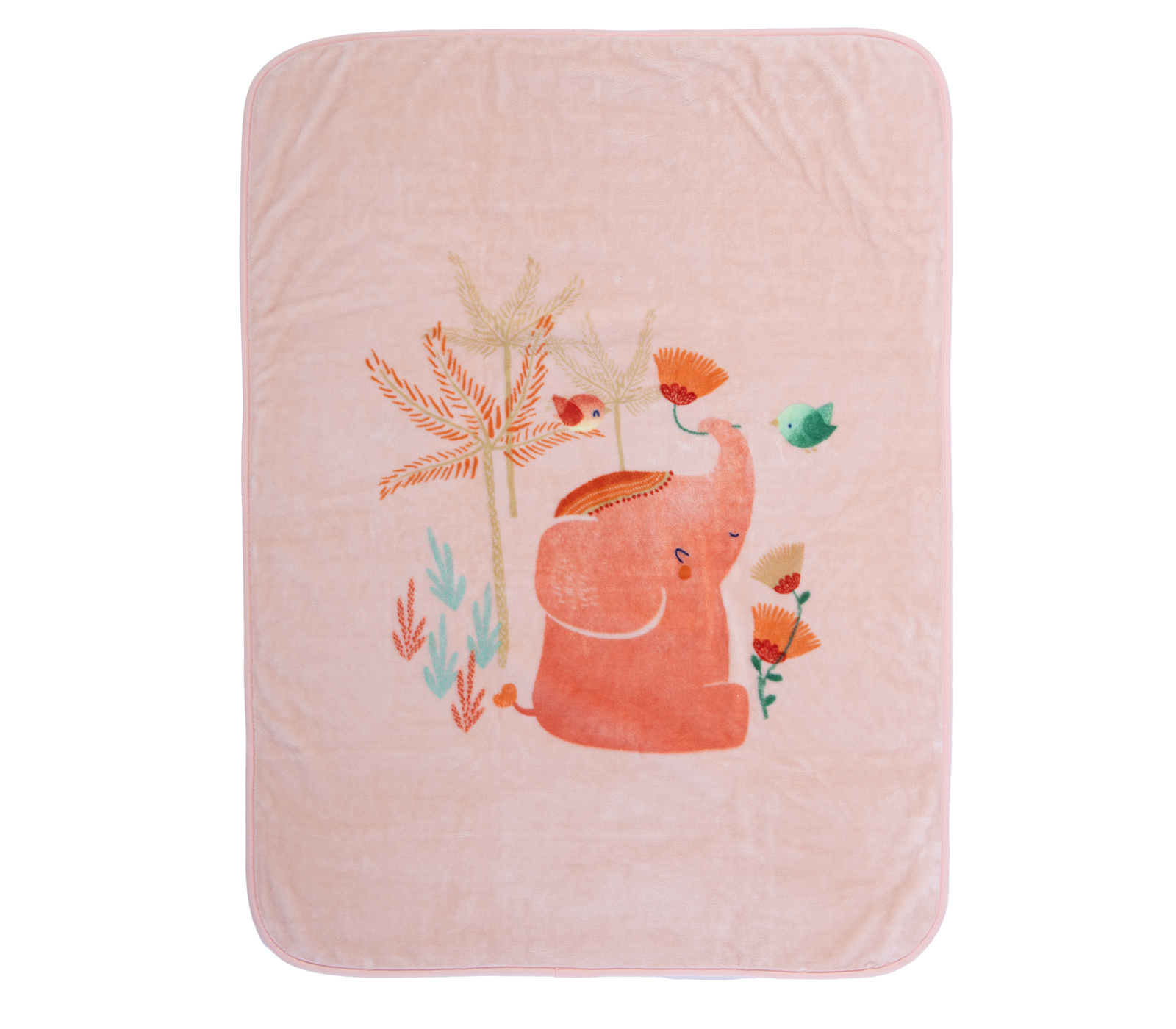Βρεφική Κουβέρτα Κούνιας Nef-Nef Homeware Indonesia 100X140 Salmon